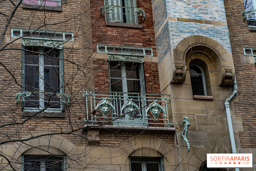 Le Castel Béranger par Hector Guimard - immeuble Art Nouveau de Paris -  A7C5032
