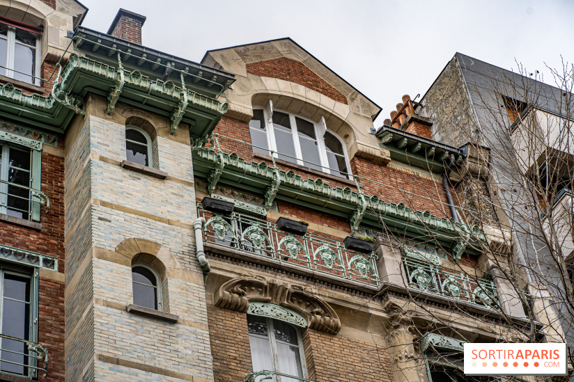 Le Castel Béranger par Hector Guimard - immeuble Art Nouveau de Paris -  A7C5034