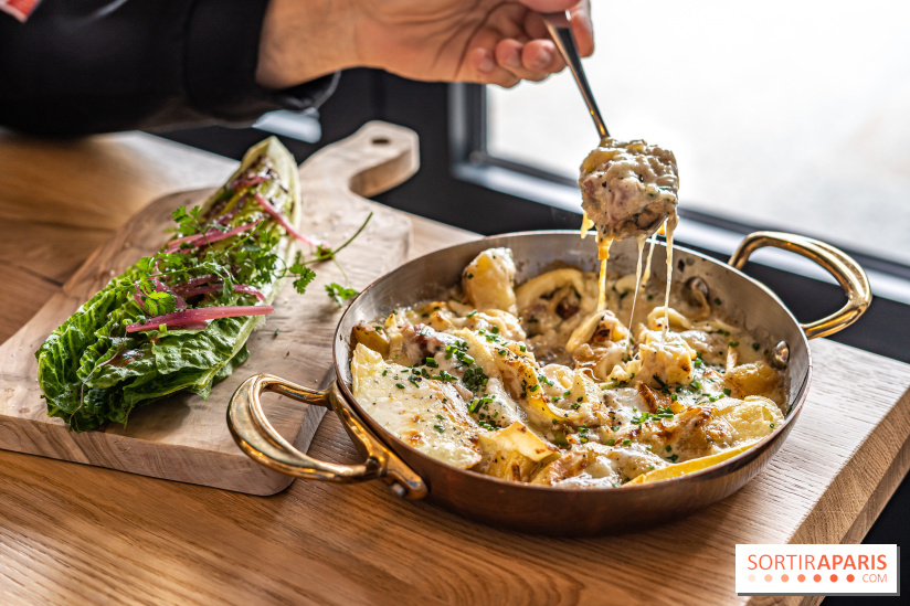 Papa Pool, le restaurant d'Arnaud Delvenne et Stéphane Rotenberg à Clamart - tartiflette