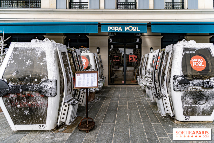 Papa Pool, le restaurant d'Arnaud Delvenne et Stéphane Rotenberg à Clamart - cabanes ski
