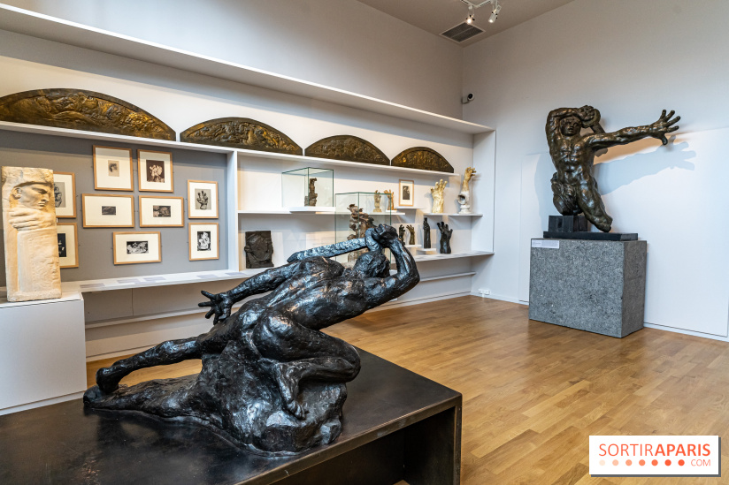 Musée Bourdelle rénové - Visite de la collection de la salle 1 - Guerrier couché avec épée