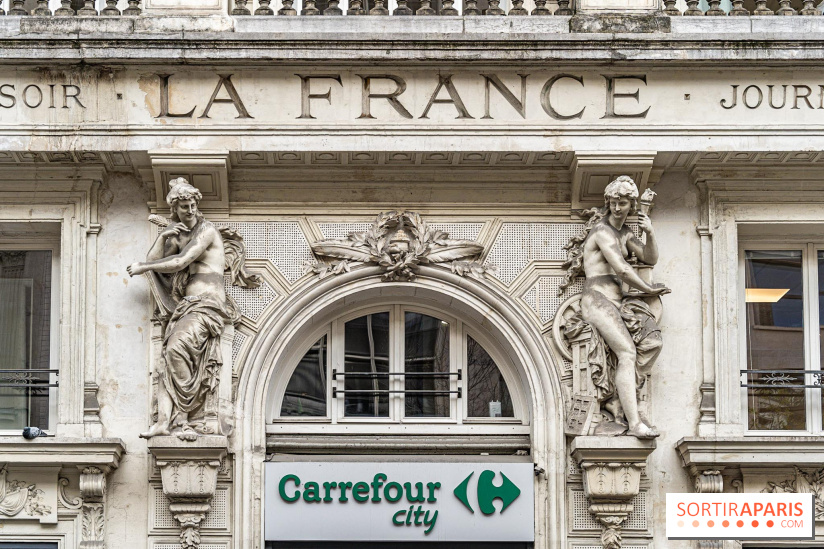 Façade immeuble Journal du Soir - La France -  A7C8669