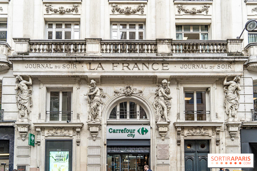 Façade immeuble Journal du Soir - La France -  A7C8668