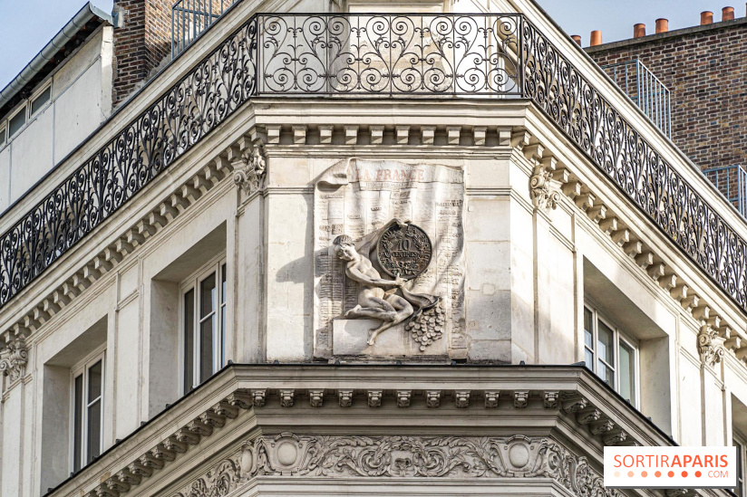 Façade immeuble Journal du Soir - La France -  A7C8662