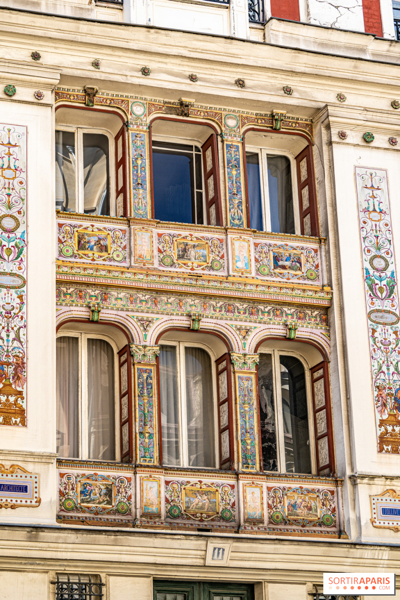 La façade de l’immeuble Anatole Jal pour Pierre-Jules Jollivert - Cité Malesherbes