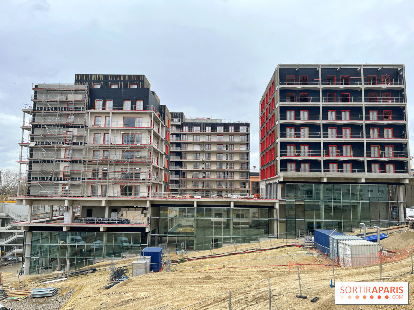 Jeux Olympiques de Paris 2024 : chantier du village des athlètes - IMG 1245