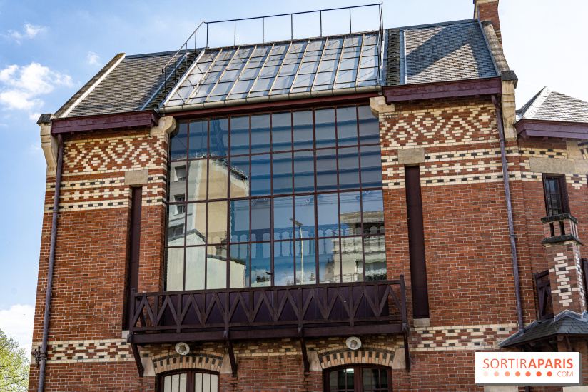 Parc de Bécon à Courbevoie - Pavillon des Indes - Cerisiers en fleurs -  A7C0016