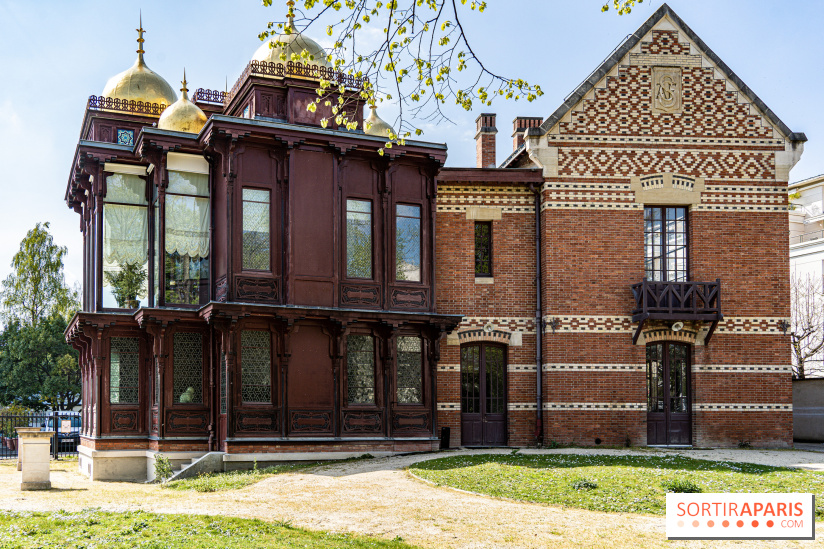 Parc de Bécon à Courbevoie - Pavillon des Indes - Cerisiers en fleurs -  A7C9988