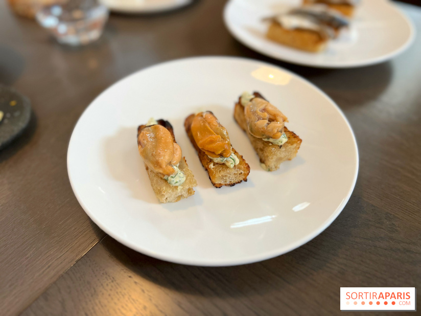 Cèna - Moules et pain grillé