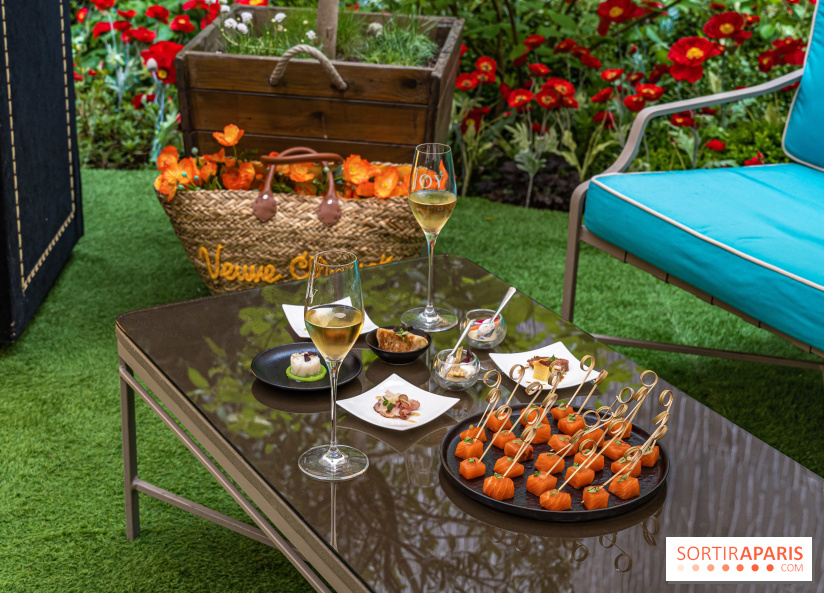 La terrasse cachée du Joy à l'Hôtel Fouquet's 2023 : le jardin de coquelicots - A7C2762