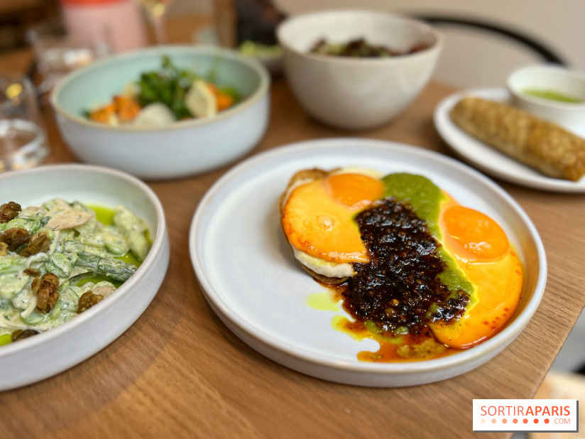 Restaurant Lou - Tostada oeufs au plat