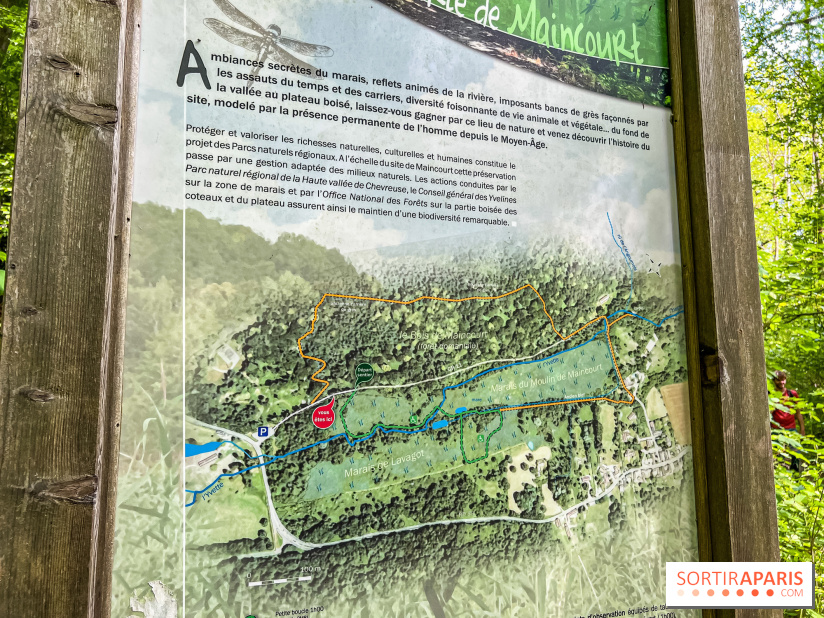 Sentier découverte de Maincourt - Vallée de Chevreuse - parcours vert et orange