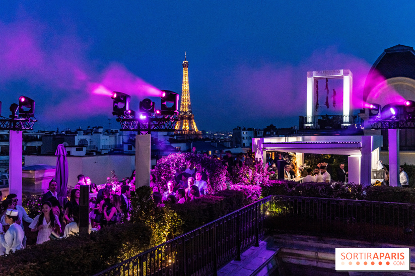 La terrasse en rooftop du Péninsula 2023 - soirée d’inauguration