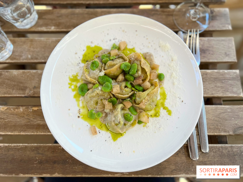 Aglio e Olio - Cappellacci fèves et poire