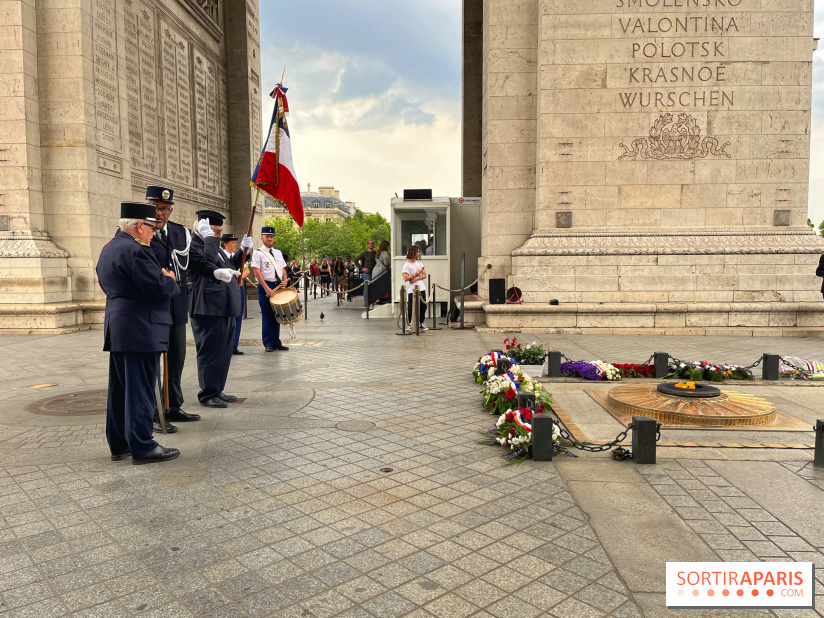 flamme soldat inconnu Arc de Triomphe