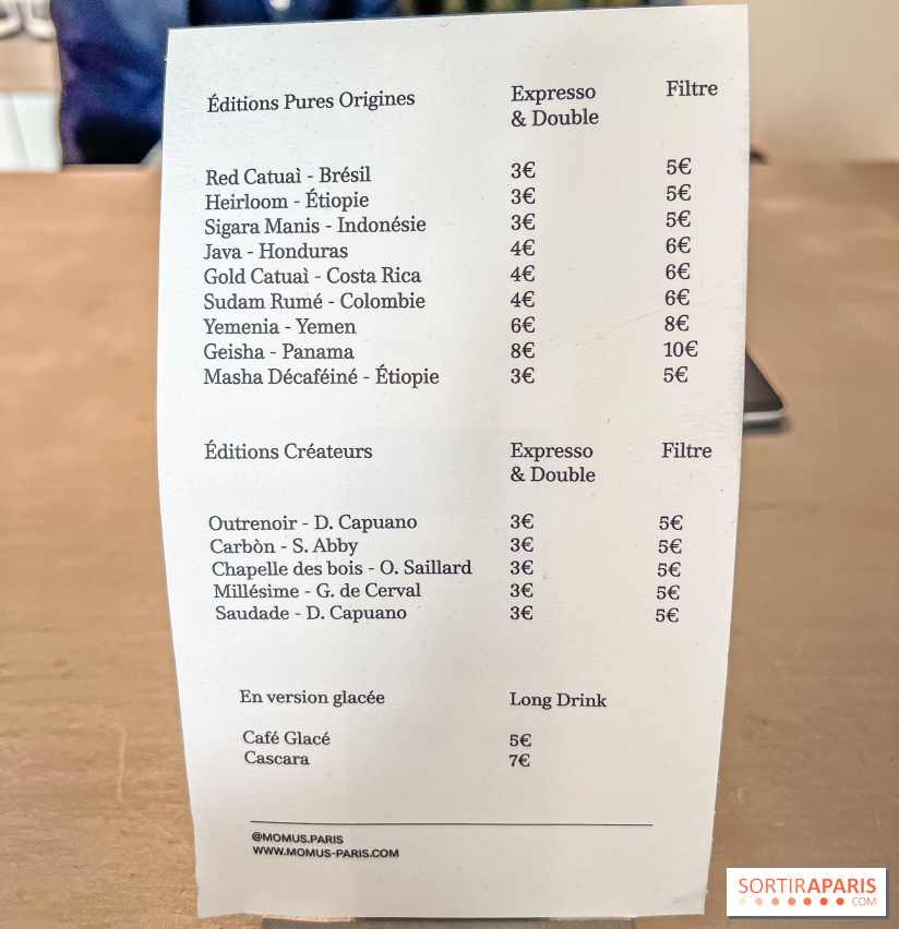 Momus - boutique-café d'exception à Paris