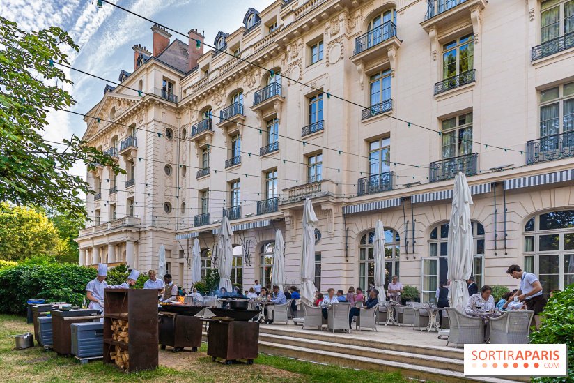 Garden barbecue au Trianon Palace à Versailles