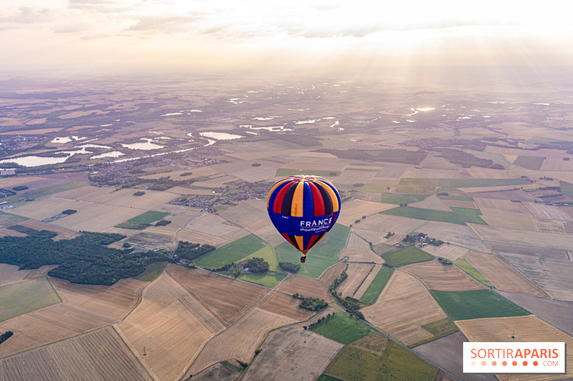 Montgolfière à Fontainebleau, vol au dessus de l'Ile-de-France