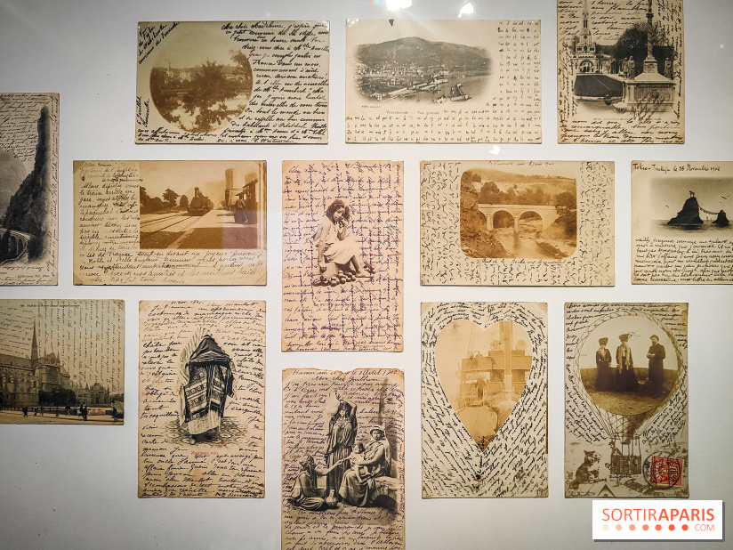Nouvelles du paradis, la carte postale de vacances : l'exposition ensoleillée au Musée de la Poste - IMG20230905193319