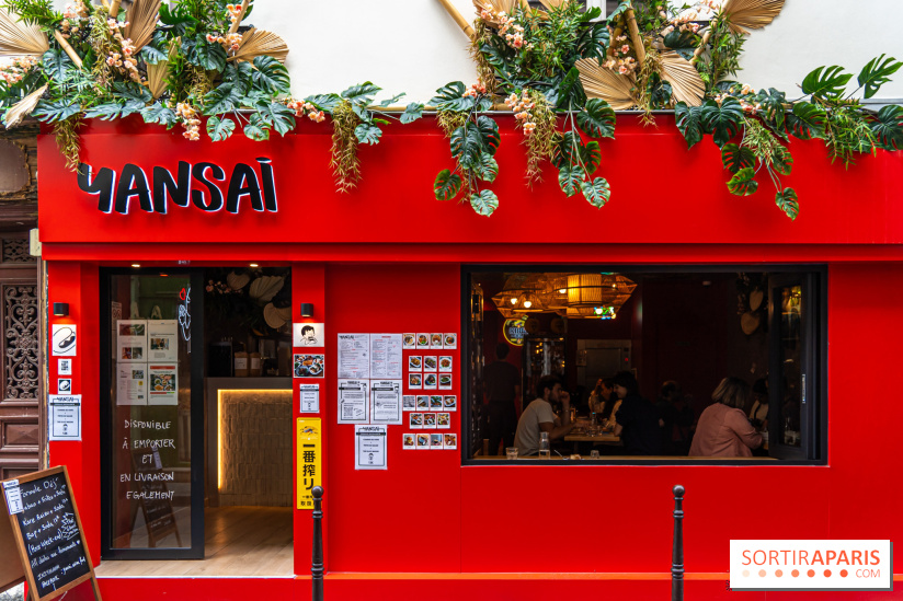 Yansai, restaurant de street Food asiatique rue Gravilliers - Paris 3e -  devanture