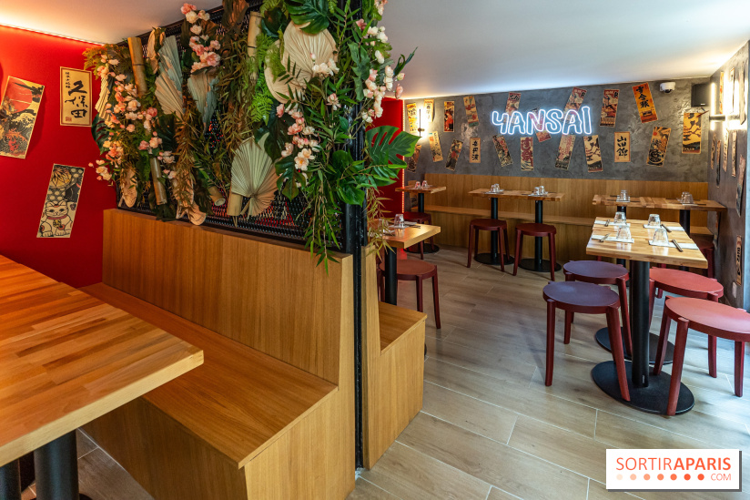 Yansai, restaurant de street Food asiatique rue Gravilliers - Paris 3e -  salle du haut