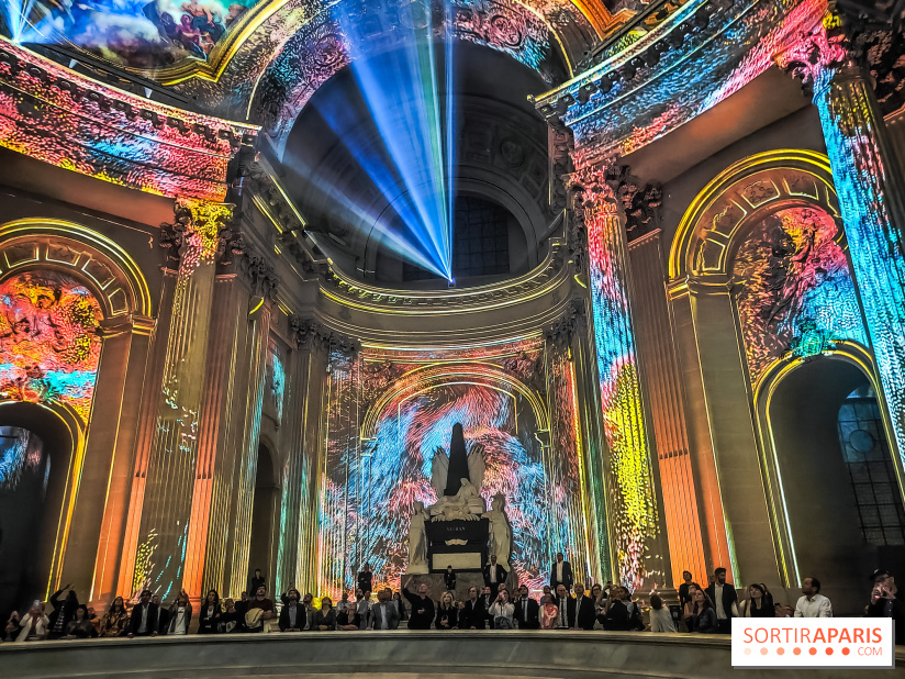 Aura, un spectacle son et lumières qui illumine le Dôme des Invalides - photos et vidéo - IMG20230920213113