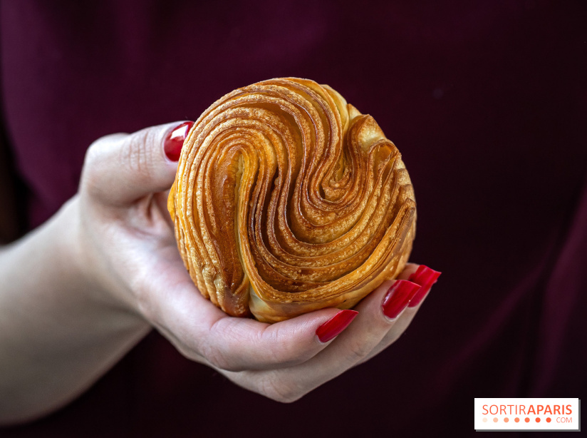 Bopain, la nouvelle boulangeries aux viennoiseries de folie -  brioche feuilletée pistache