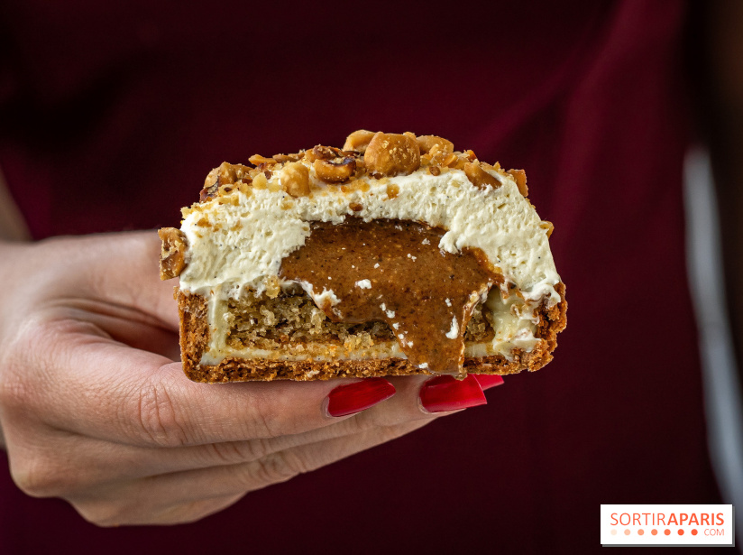 Bopain, la nouvelle boulangeries aux viennoiseries de folie -  tarte vanille - praliné noisette