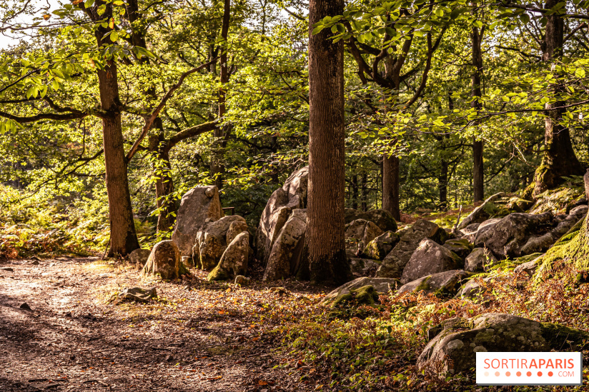 Le sentier des Maréchaux à Senlisse - Vallée de Chevreuse - bloc