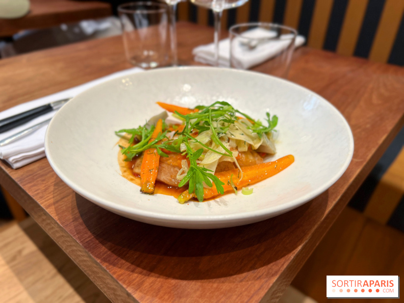 Oktobre - Poisson, carotte, artichaut, harissa