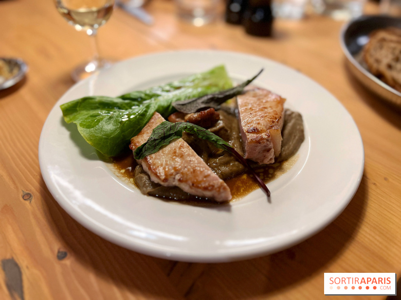 Facette - Carré de cochon, aubergines