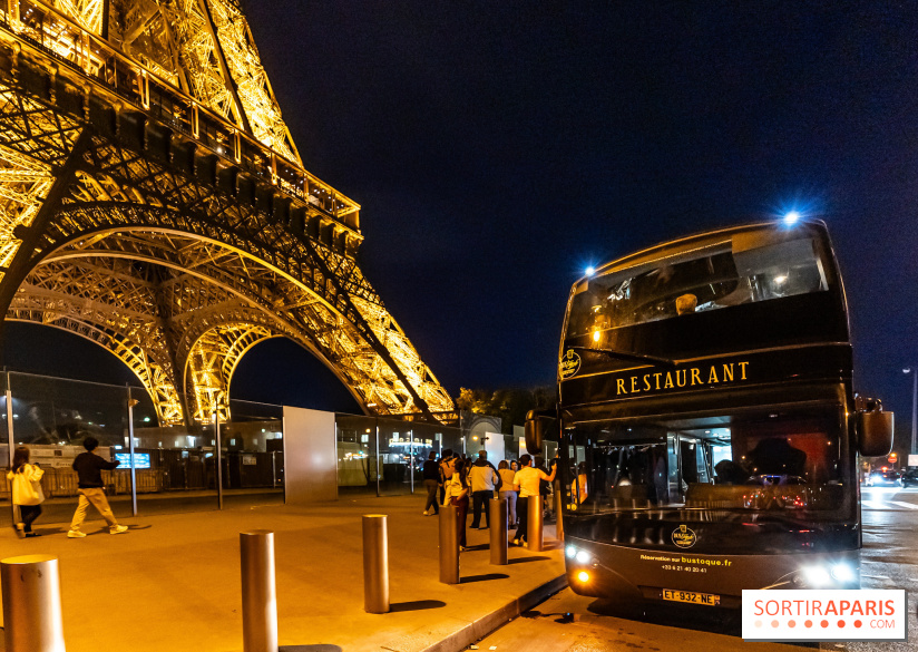 Bus Saint Germain 1920 - dîner dans un bus en traversant Paris  -  A7C3691