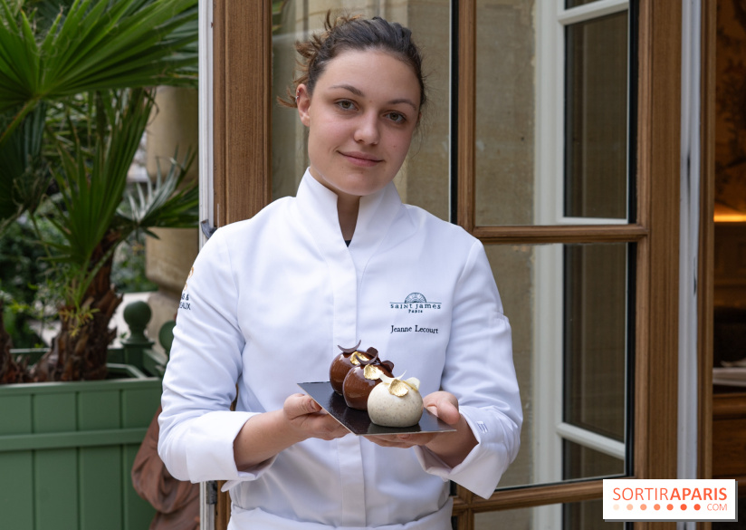 Bûche de Noël du Saint James 2023 par Jeanne Lacourt