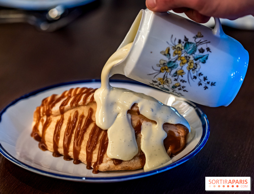 Bistrot Podium, le restaurant festif avec la carte de Glenn Viel -  ile flottante caramélisée