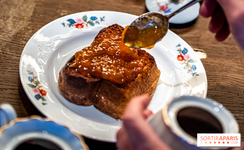 Bistrot Podium, le restaurant festif avec la carte de Glenn Viel -  pain perdu - brioche perdue croustillante à la confiture