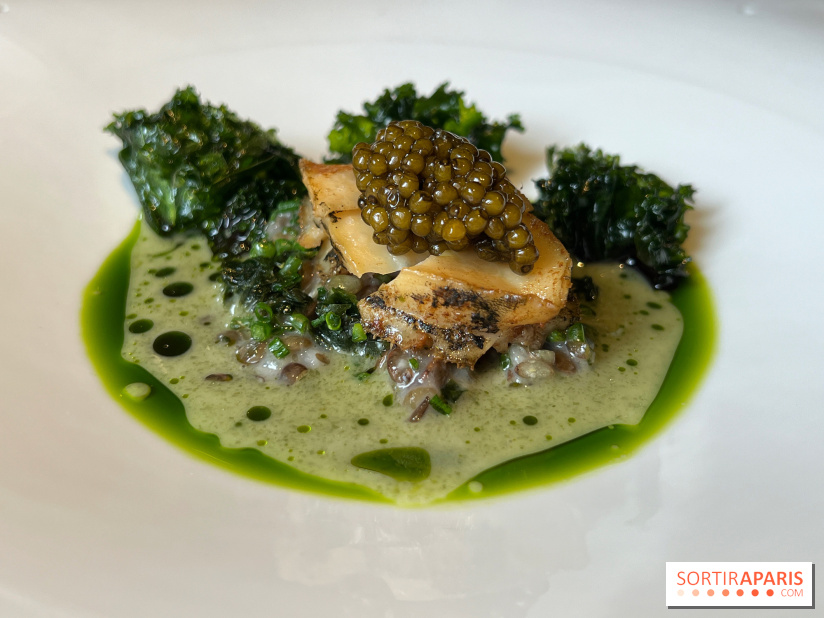 Menu chasse Le Gabriel, La Réserve - Ormeaux, lentilles, caviar