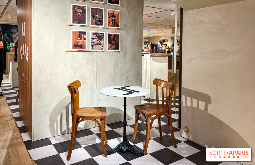Café Jonak et collections chaussures marrons - Galeries Lafayette Haussmann