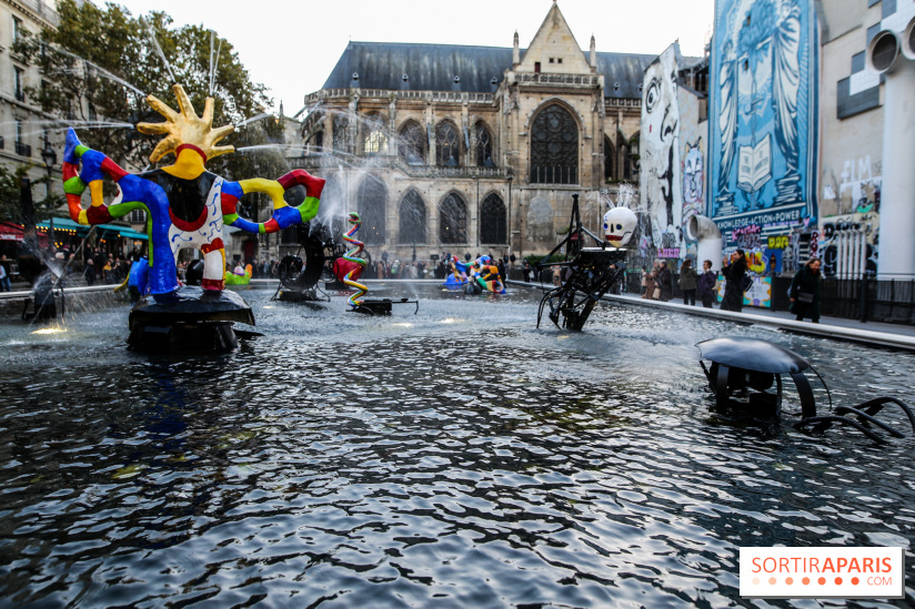 La Fontaine Stravinsky rénovée à Paris, nos photos