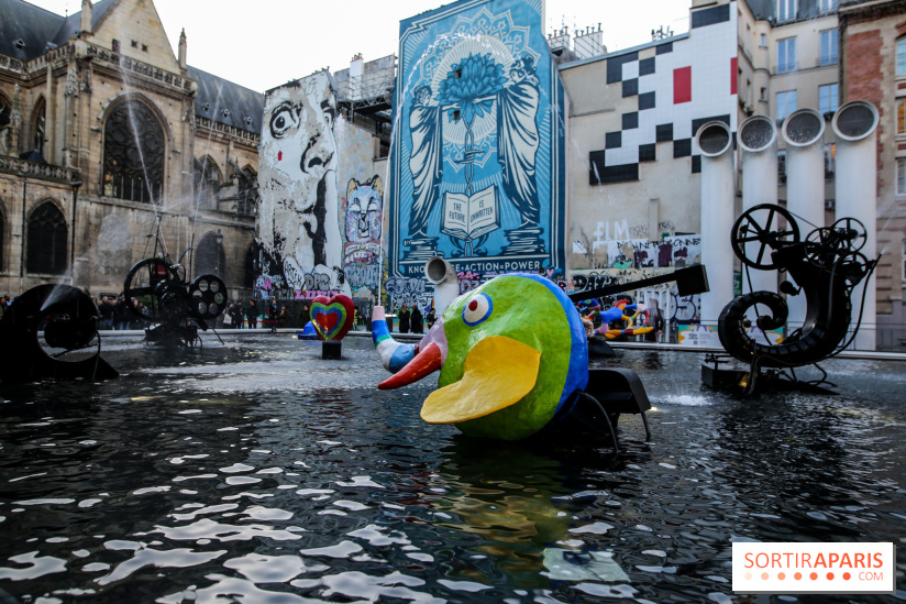 La Fontaine Stravinsky rénovée à Paris, nos photos