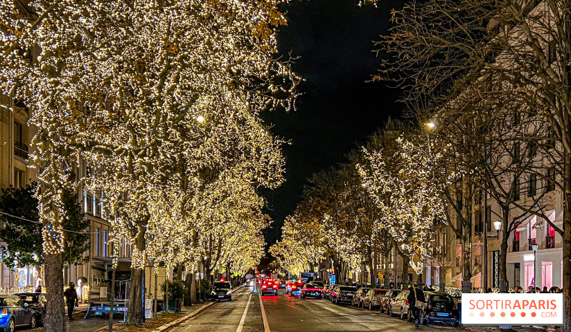 Les illuminations de Noël 2023 de l'Avenue Montaigne - cérémonie et décors féériques