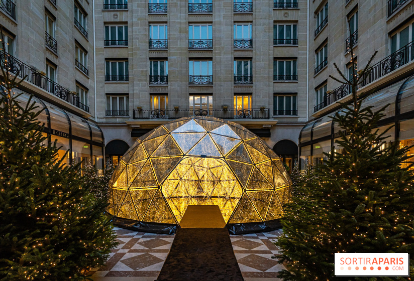 Le Four Seasons George V et ses décorations de fêtes