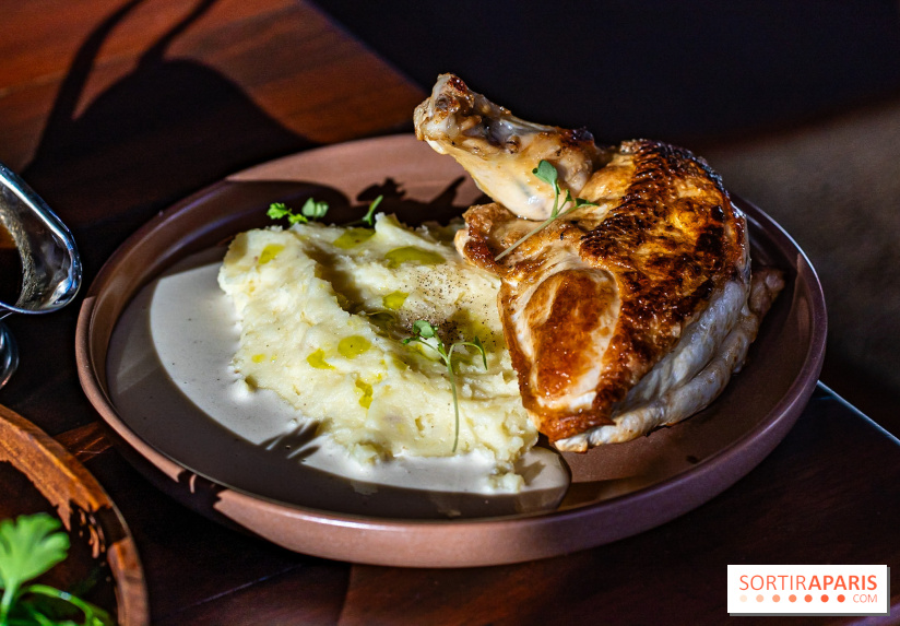 Maison Jaune, le restaurant-péniche de Boulogne-Billancourt -  suprême de volaille