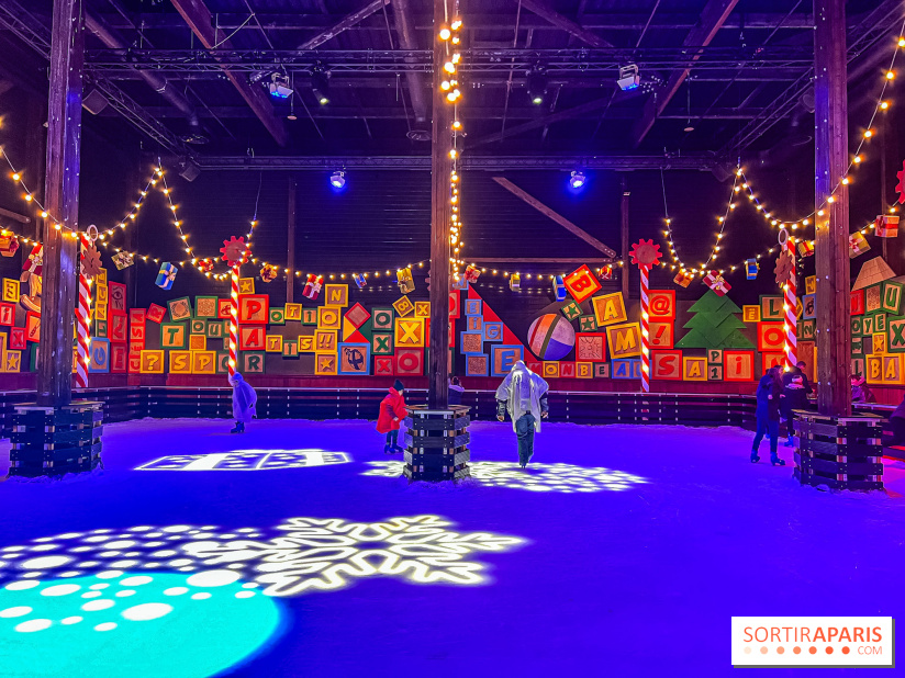 Noël au Parc Astérix 2023, sentier de lumières et patinoire - IMG 4806