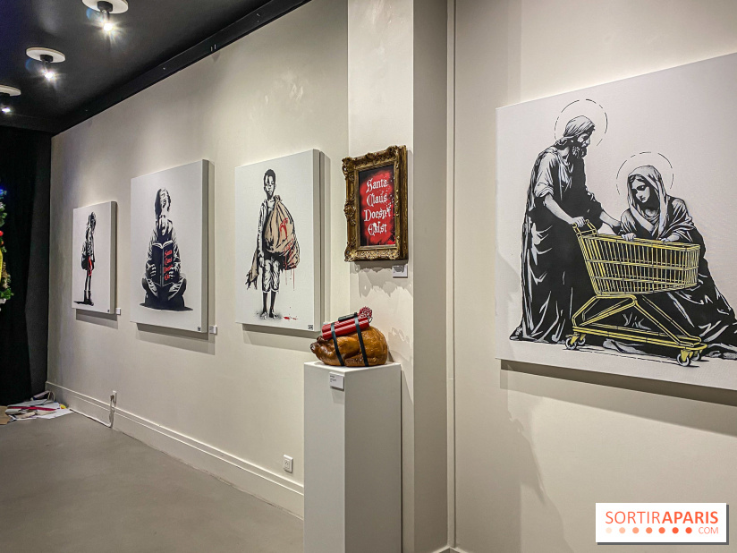 Exposition de Goin à la galerie La Lison : Santa Claus doesn't exist - IMG 3161