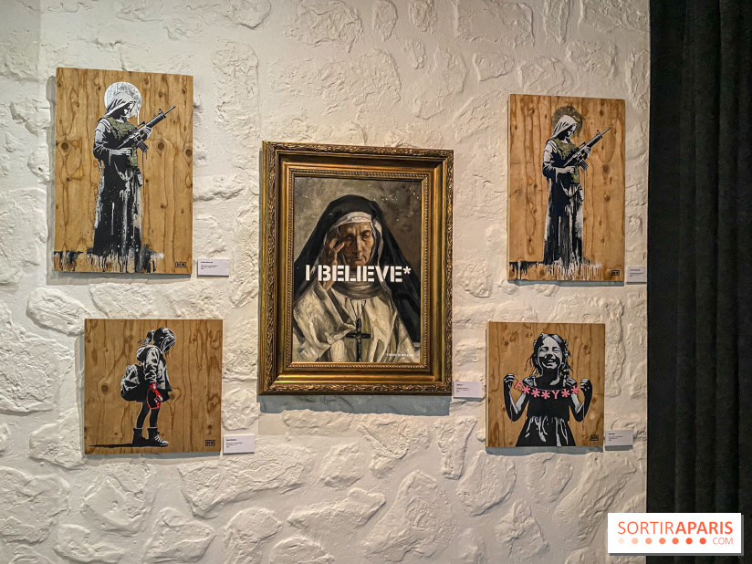 Exposition de Goin à la galerie La Lison : Santa Claus doesn't exist - IMG 3162