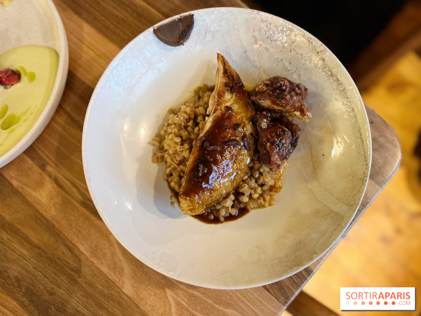 Pagaille - Pintade risotto de blé