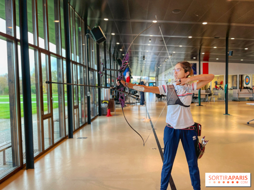 Audrey - tir à l'arc