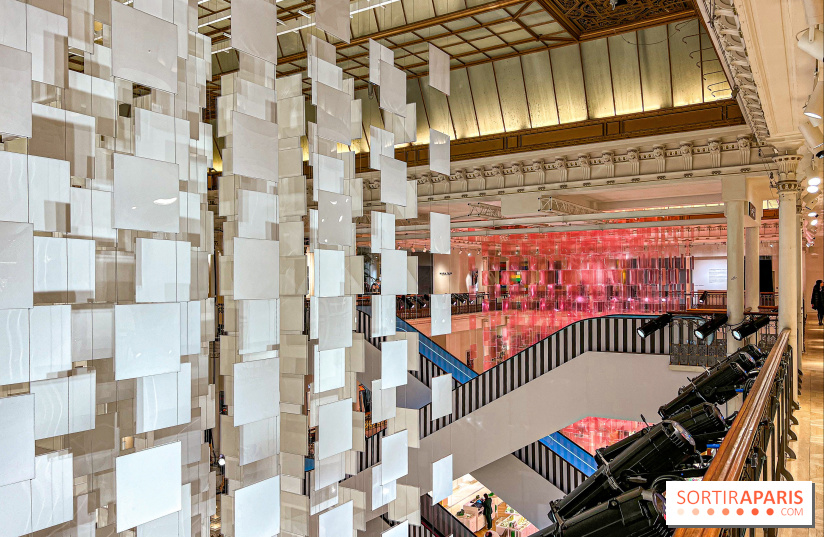 Aux Beaux Carrés, l'exposition de Daniel Buren au Bon Marché Rive Gauche  - image00055