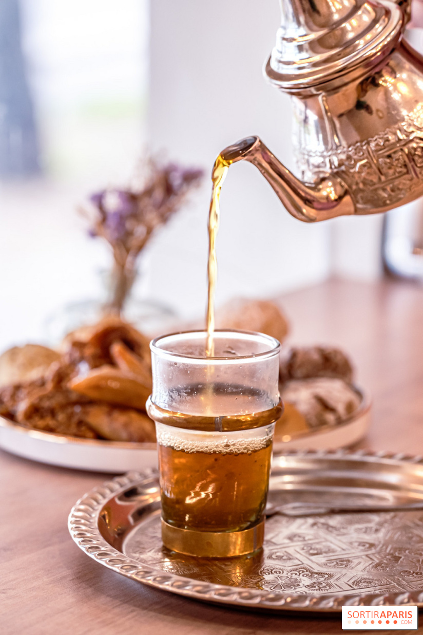 Maison Ambre Paris - restaurant, salon de thé et pâtisserie marocain - thé vert menthe