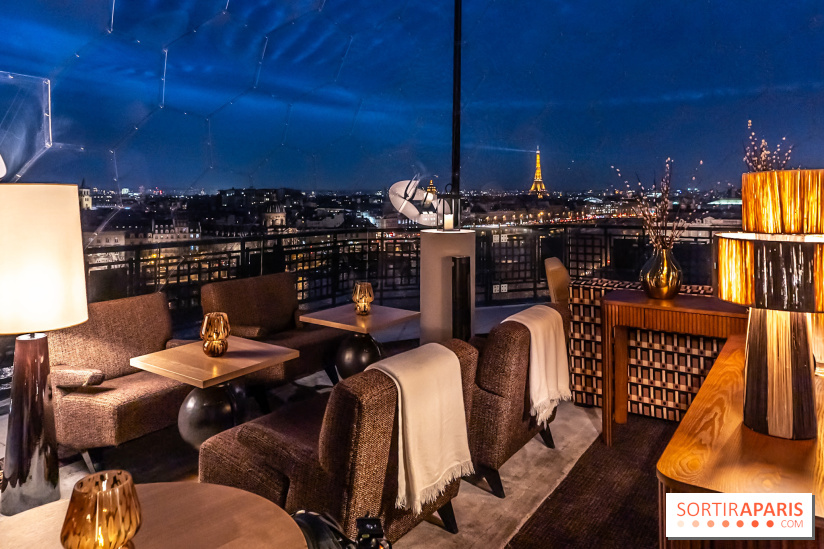 Céleste, le bar éphémère du Cheval Blanc Paris en plein ciel de Paris -  A7C2126